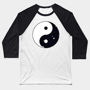 Starry Yin Yang Baseball T-Shirt